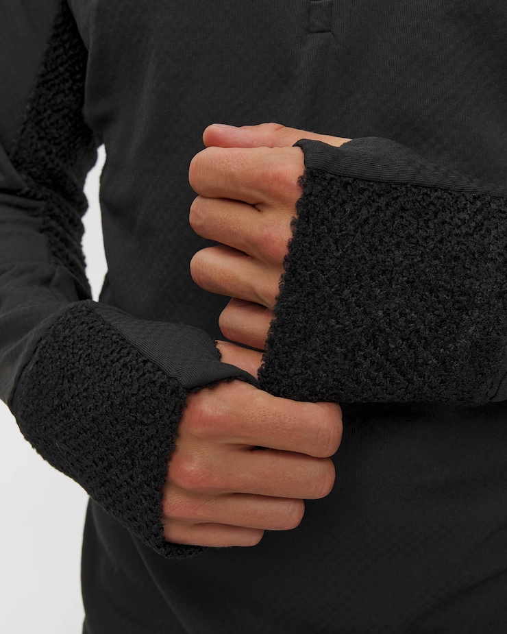 Pánska funkčná mikina Odlo X-Alp Mid Layer 1/2 Zip čierna