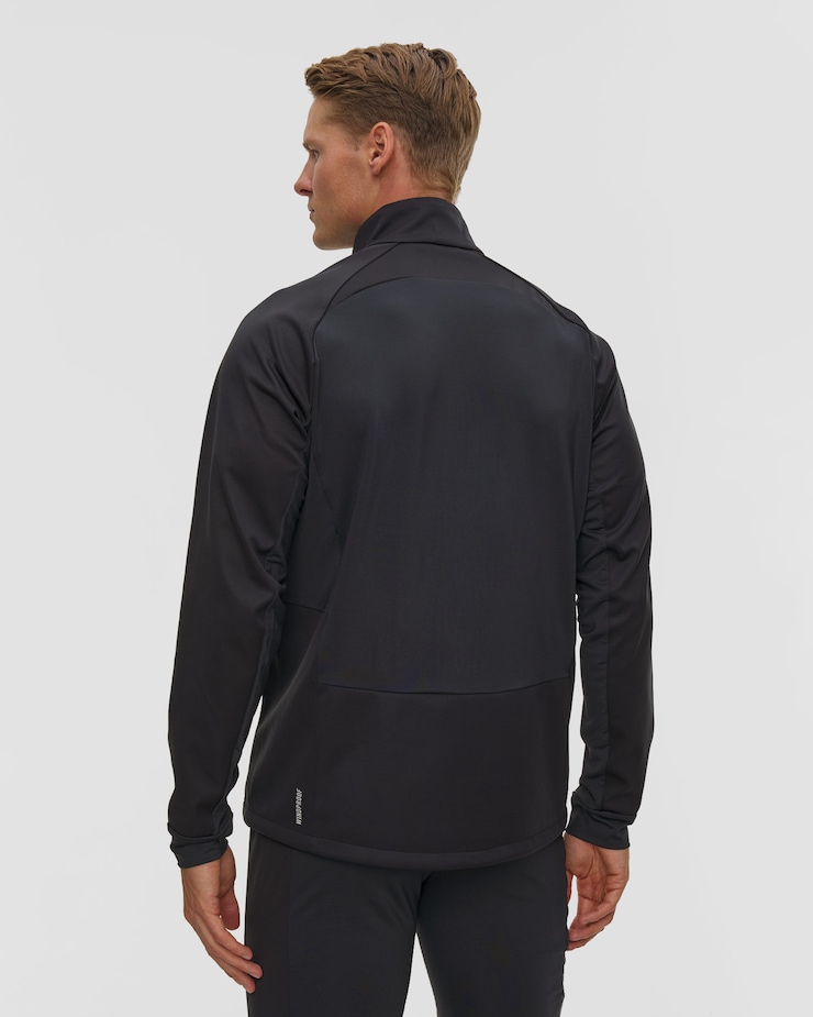 Jachetă pemntru bărbați Odlo Essential Warm Cross-Country Jacket neagră