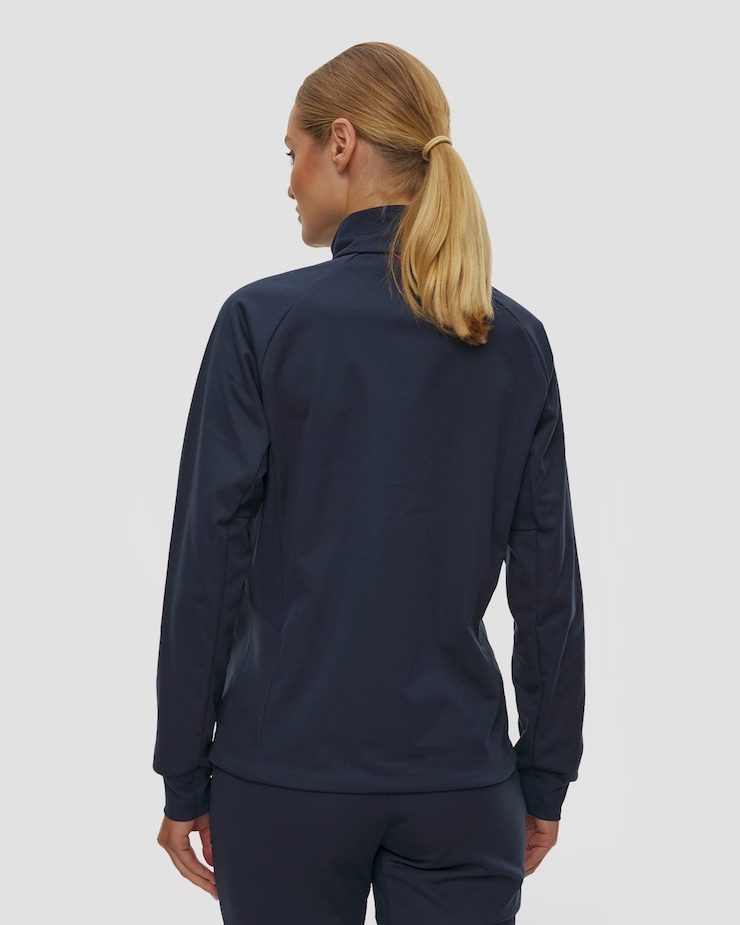 Giacca softshell da donna Odlo Zeroweight X-Warm Insulated 80 Years Jacket blu scuro