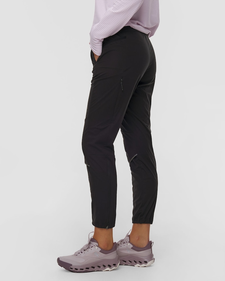 Pantalon pour femmes Odlo Zeroweight Pro Windproof Warm Cross-Country Pants noirs