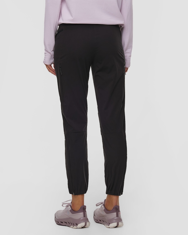Pantalon pour femmes Odlo Zeroweight Pro Windproof Warm Cross-Country Pants noirs