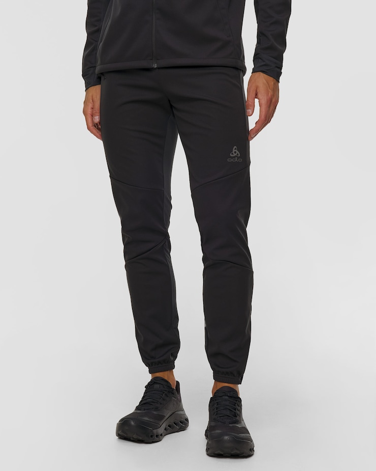 Pánské skitouringové kalhoty Odlo Essential Warm Pants v černé barvě