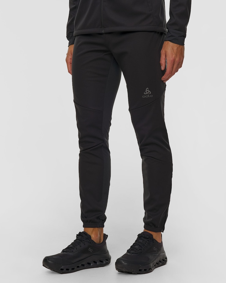 Pánské skitouringové kalhoty Odlo Essential Warm Pants v černé barvě