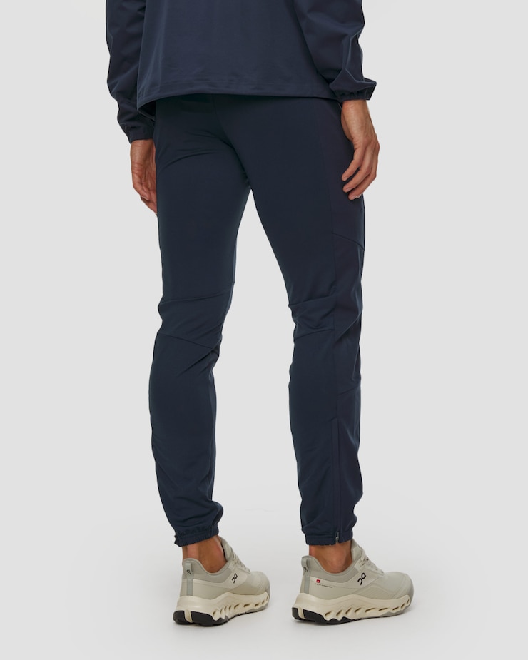 Pánské skitouringové kalhoty Odlo Essential Warm Pants v modré barvě