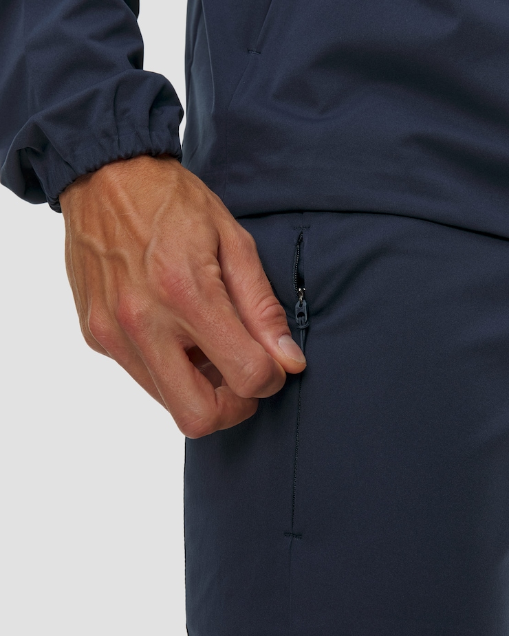 Pánské skitouringové kalhoty Odlo Essential Warm Pants v modré barvě