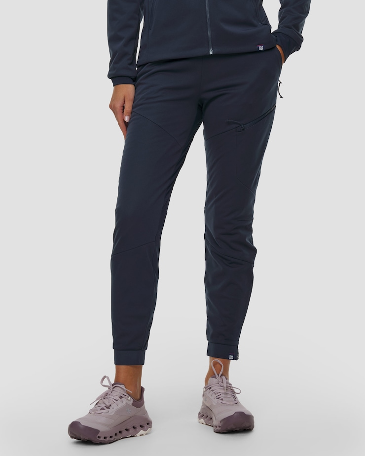 Pantalon pour femmes Odlo Zeroweight X-Warm Insulated 80 Years de ski de fond bleu marine