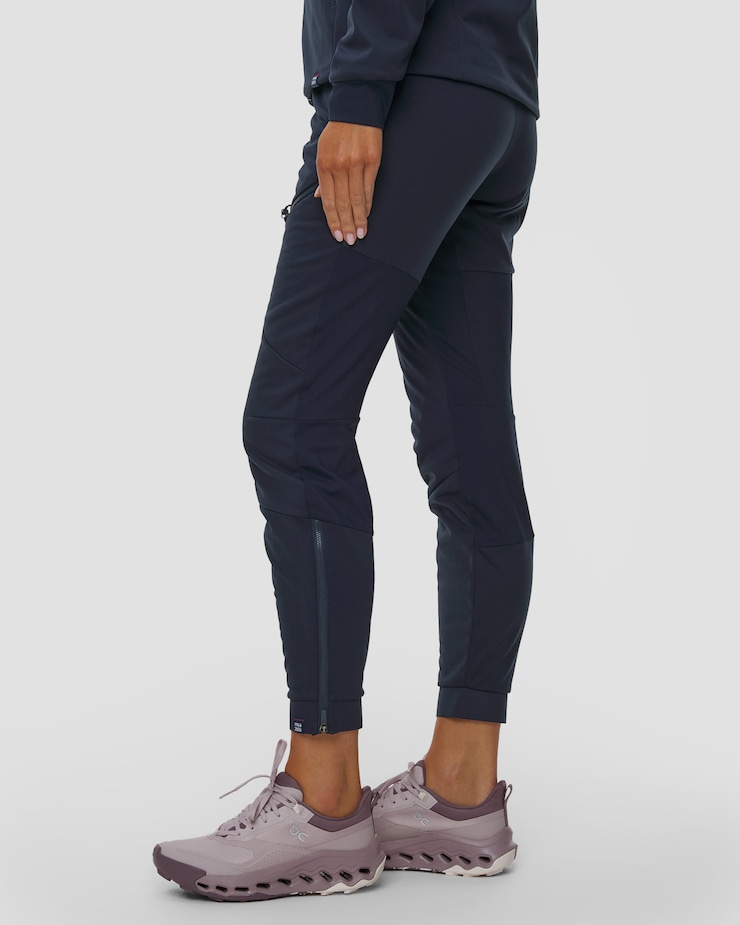 Pantalon pour femmes Odlo Zeroweight X-Warm Insulated 80 Years de ski de fond bleu marine