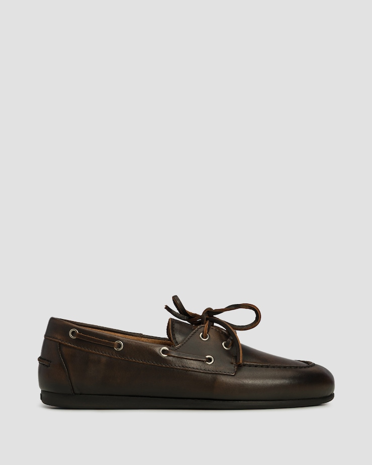 Dámske mokasíny z brúsenej kože Boat Loafer Brushed Posa