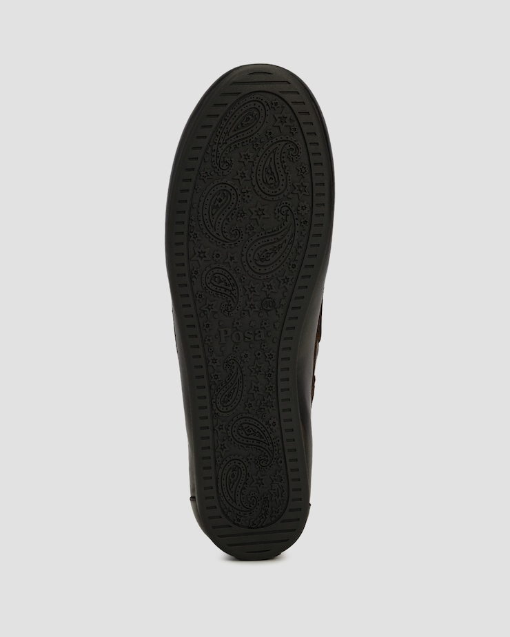 Mocassins pour femmes en cuir brossé Boat Loafer Brushed Posa