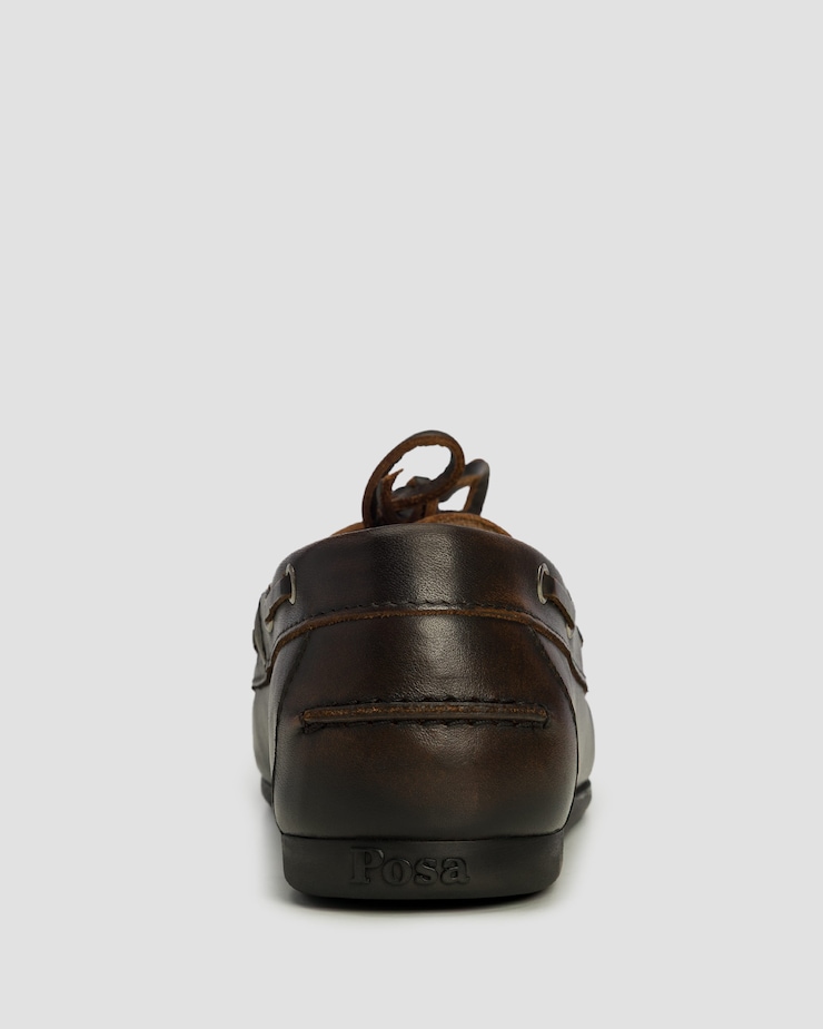 Dámske mokasíny z brúsenej kože Boat Loafer Brushed Posa
